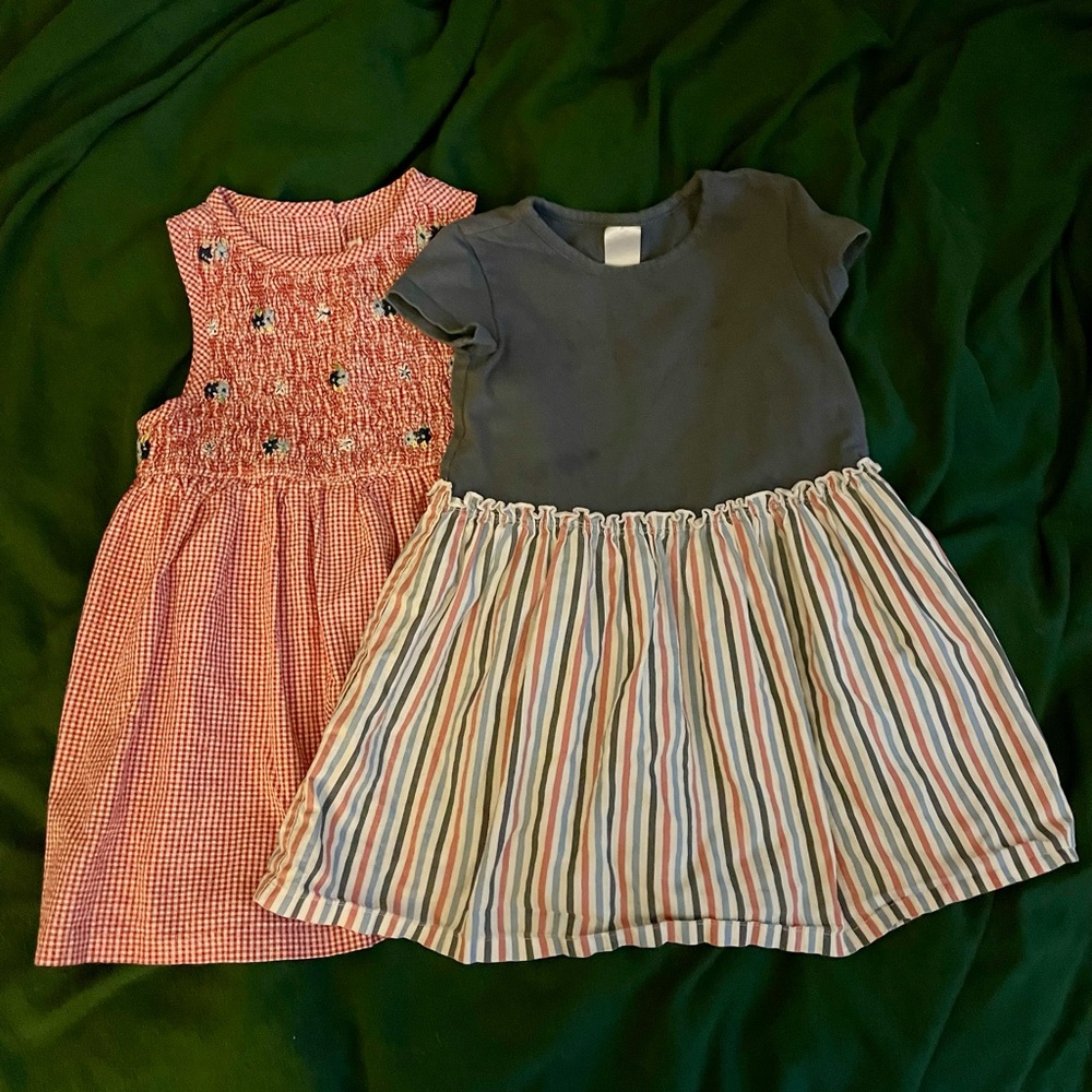 2 little girl sundresses